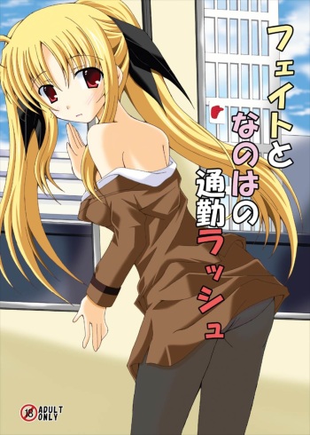 Fate to Nanoha no Tsuukin Rush cover