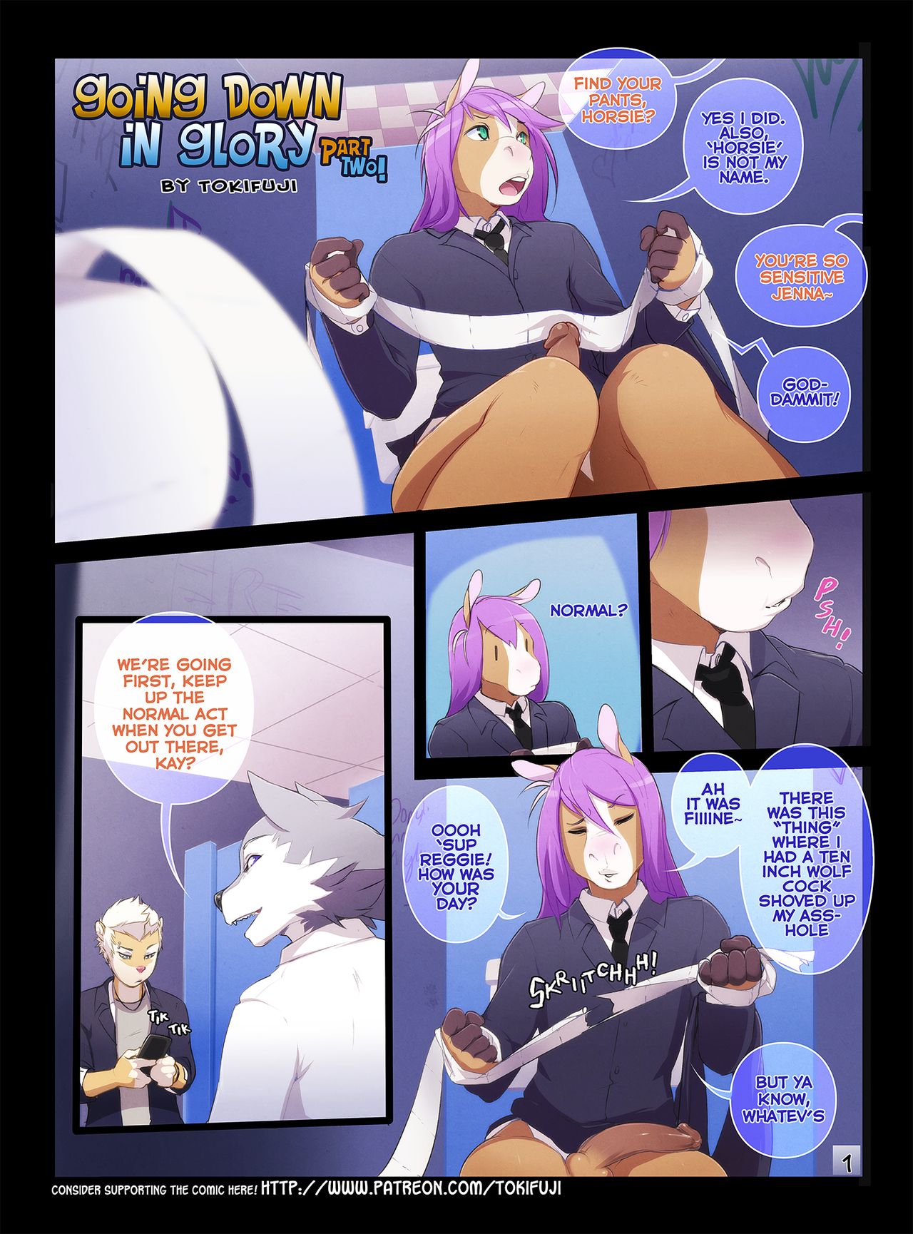 Going Down in Glory page 1 full
