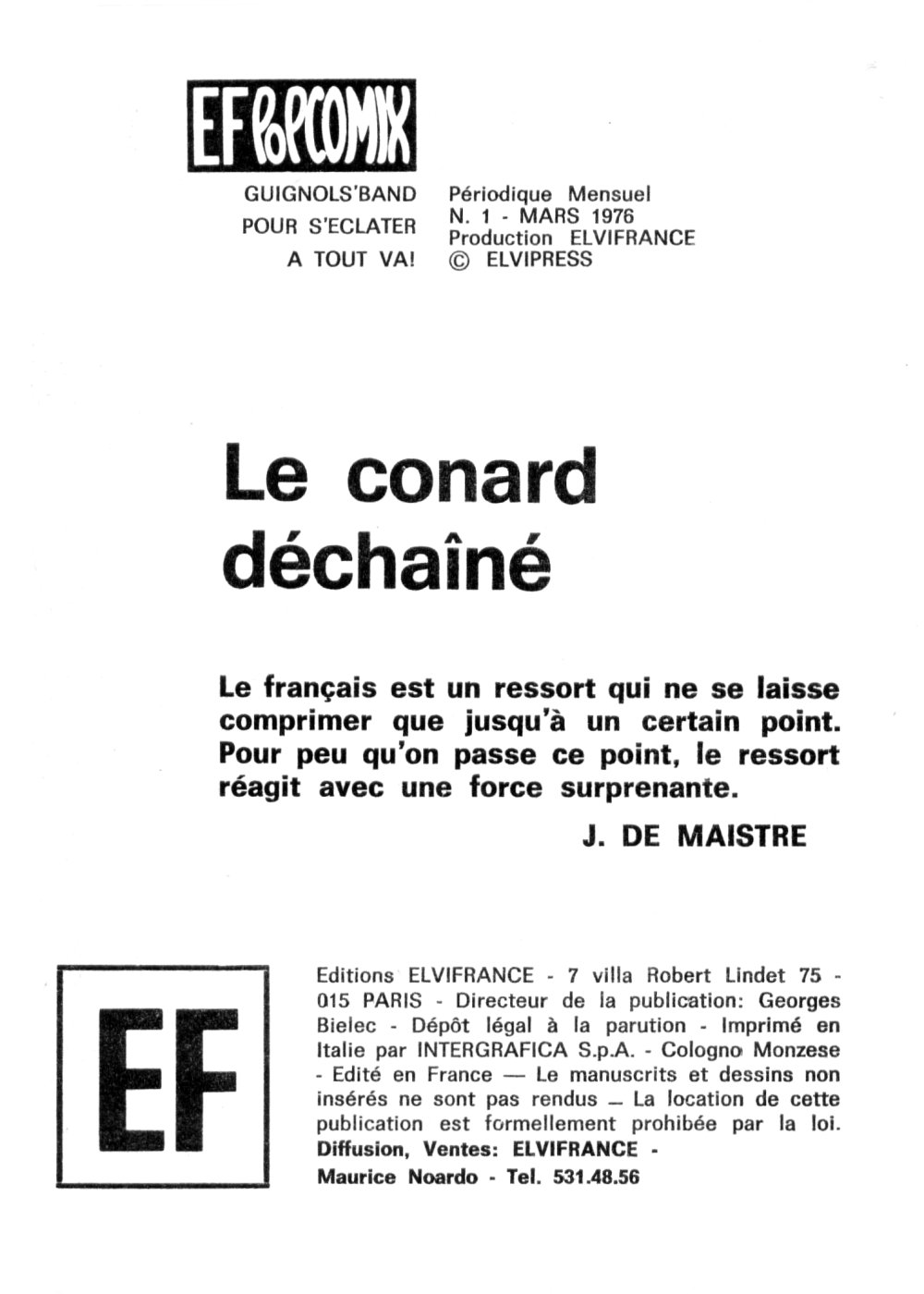 Elvifrance - EF Pop Comix - 001 - Le conard dechaine page 4 full