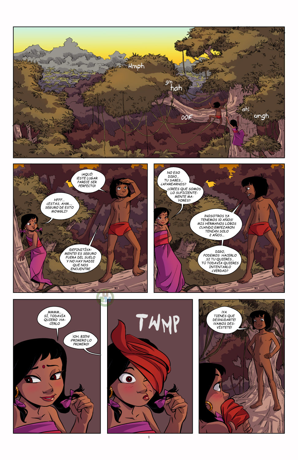 Jungle Love page 1 full