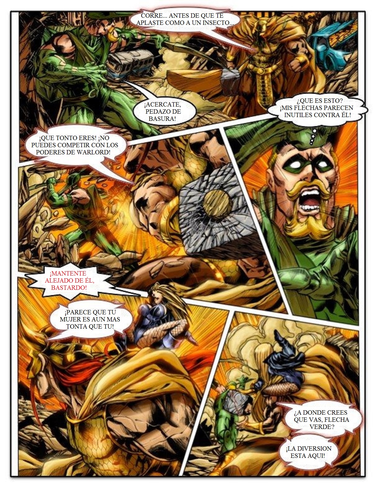 Wonder Woman vs Warlord page 6 full