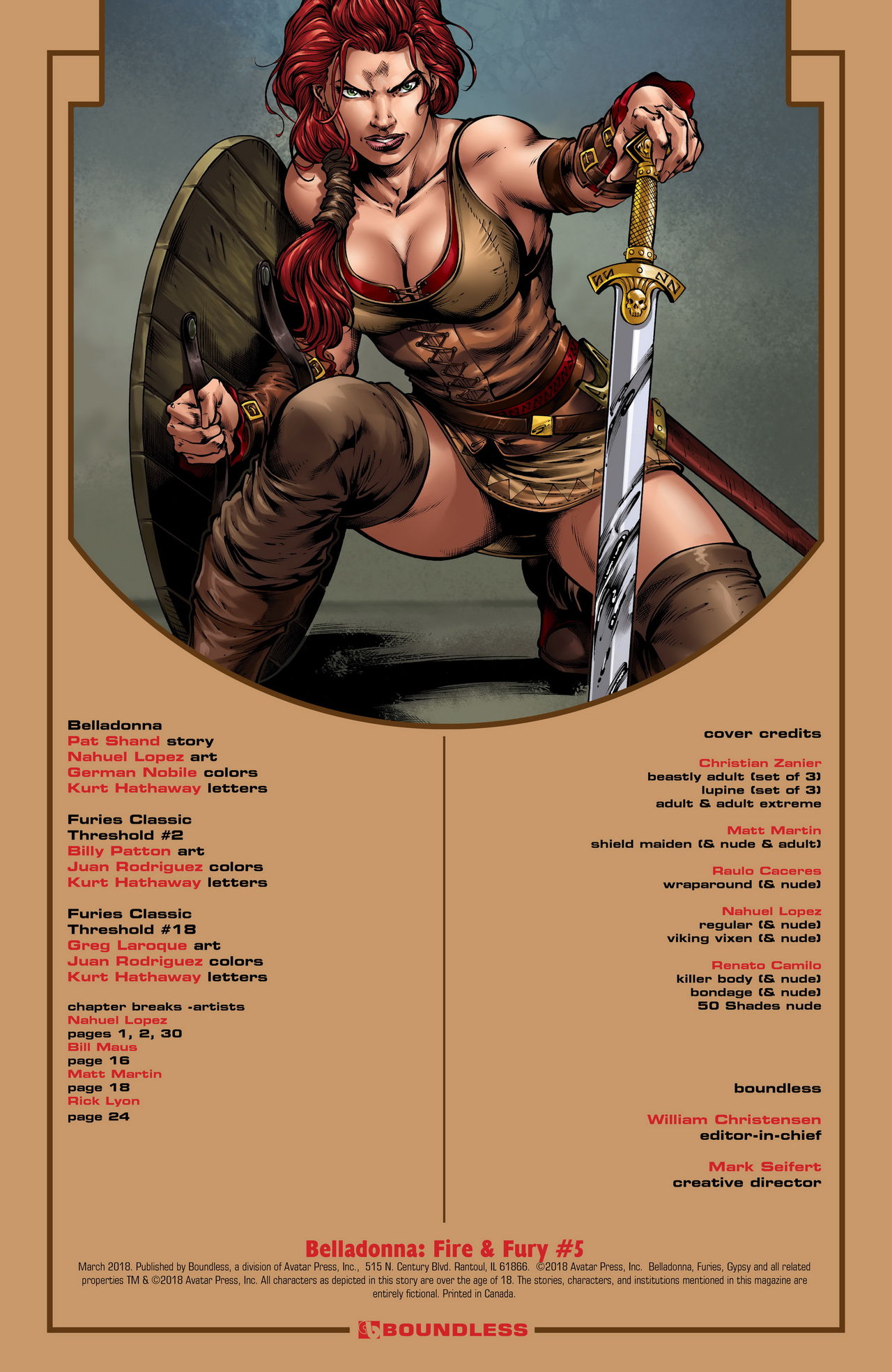 Belladonna: Fire and Fury #5 page 2 full