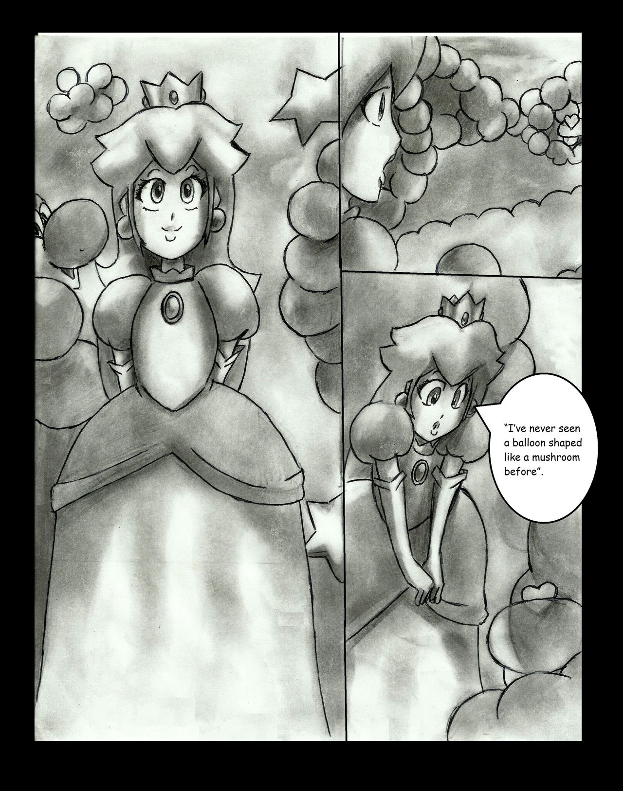 Peach in balloon land page 1 full