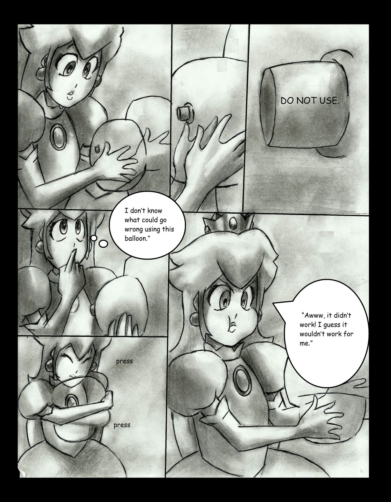 Peach in balloon land page 2 full