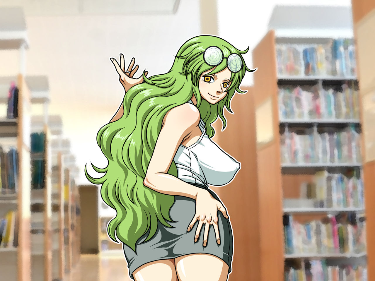 Gashuu Damenade "Shiritsu Grand Gakuen wa Hanabira Daikaiten!!" page 2 full