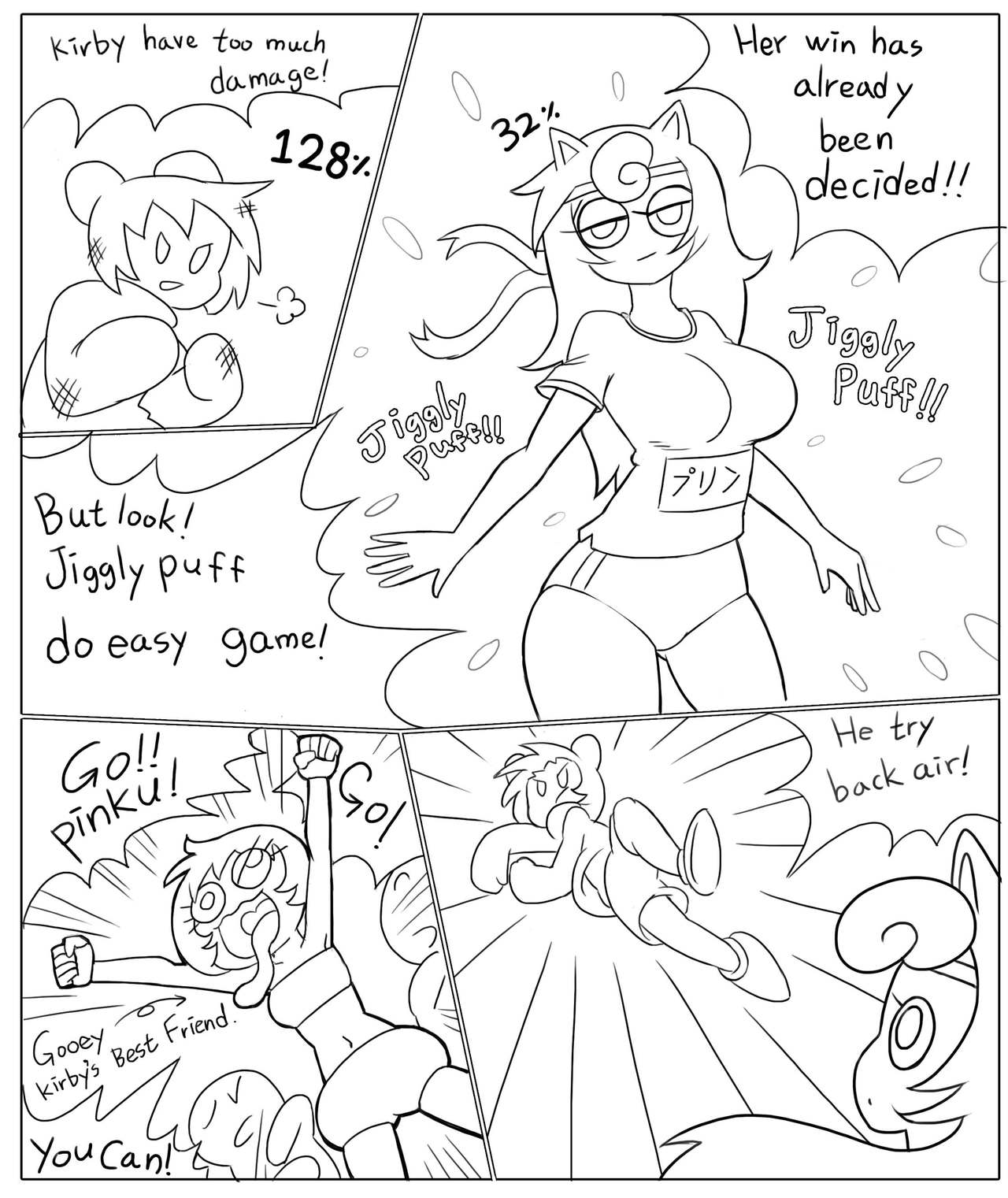 Kirby vs Jigglypuff page 1 full