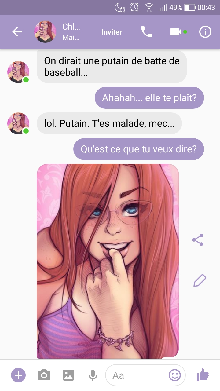 Melkormancin - Chat with Chloe Phone chat &amp; BD full color page 3 full