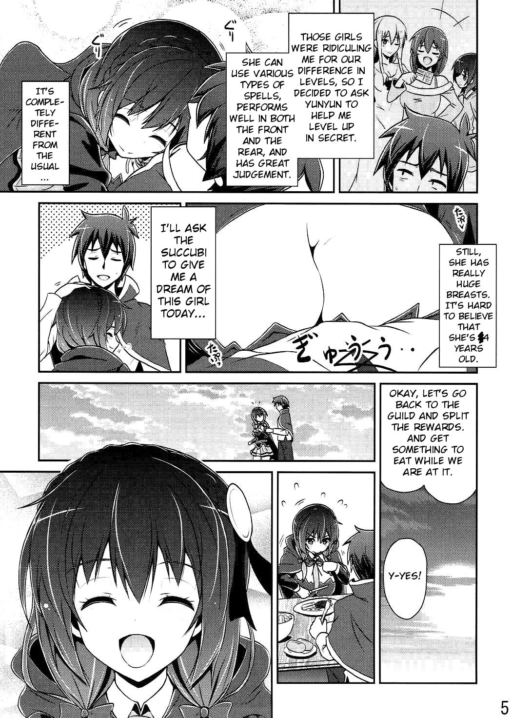 Yunyun shiyou! | Let's Yunyun! page 4 full