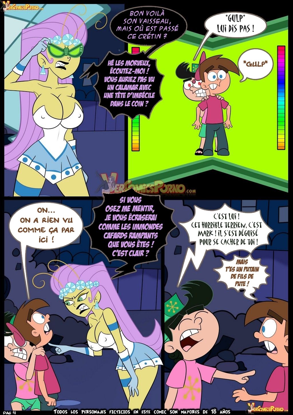 Les parrains magiques dans: "Briser les règles 4" page 5 full