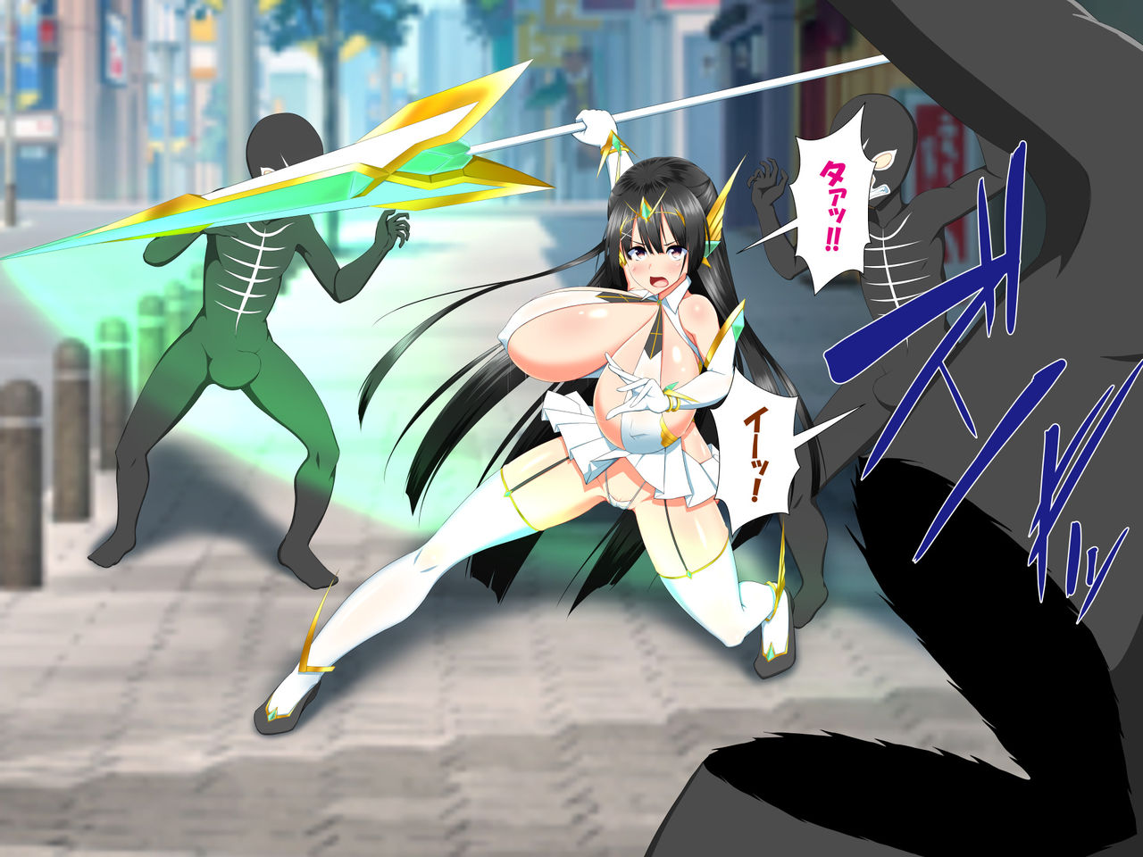Henshin Heroine VS Kyodai Chinpo 50-pon! page 10 full