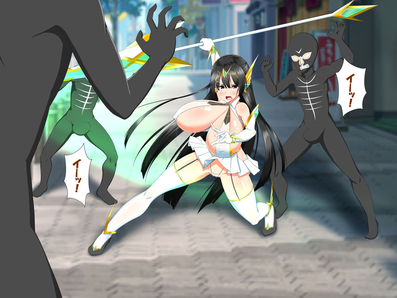 Henshin Heroine VS Kyodai Chinpo 50-pon! page 9 full