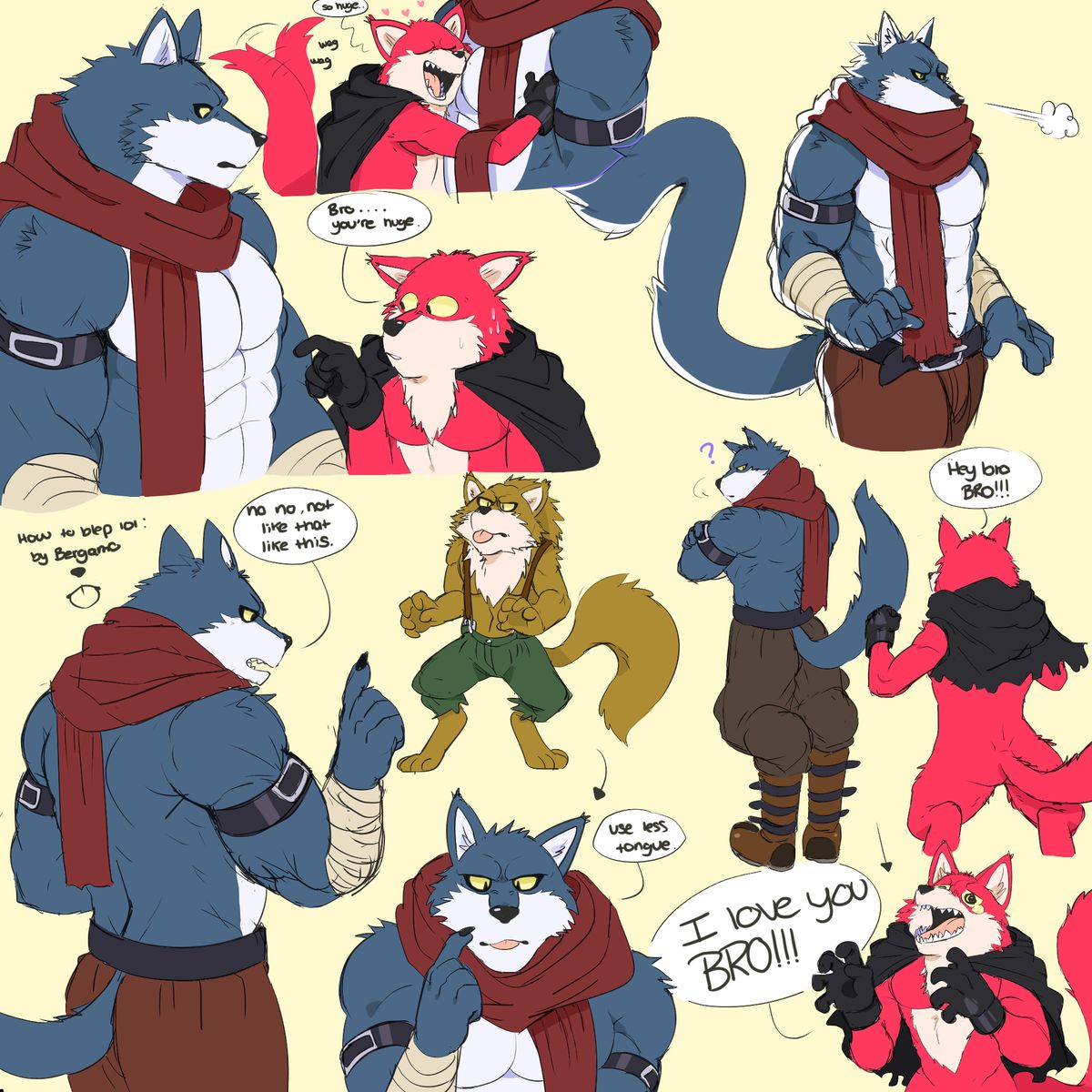 Dragon Ball Super: Trio de Dangers yaoi art page 2 full