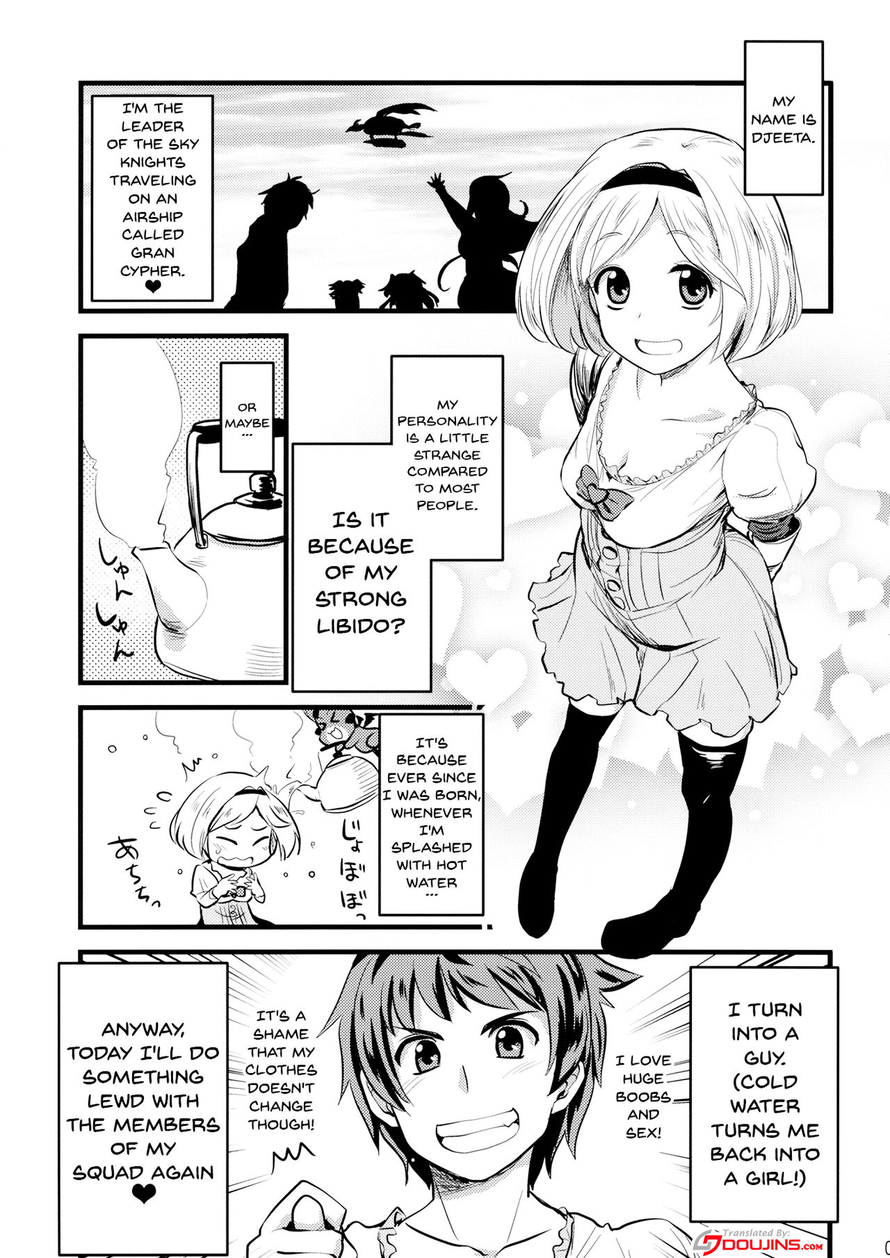 Mizu o Kaburu to Onna ni Nacchau Fuzaketa Taishitsu. | The Messed Up Experience of Being Covered In Water And Turned Into a Girl page 4 full