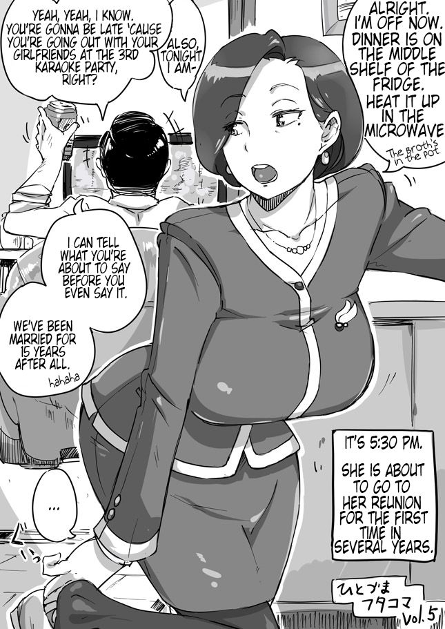Hitozuma Futakoma - One Married Woman and Two Panels Page 01-37 page 9 full