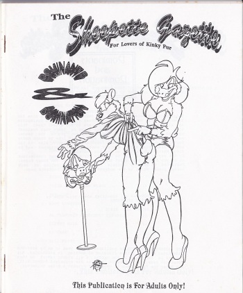 Sheepette Gazette Dom and Dom Issue cover