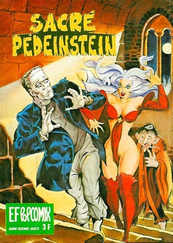Elvifrance - EF Pop Comix - 013 - Sacré Pedeinstein cover