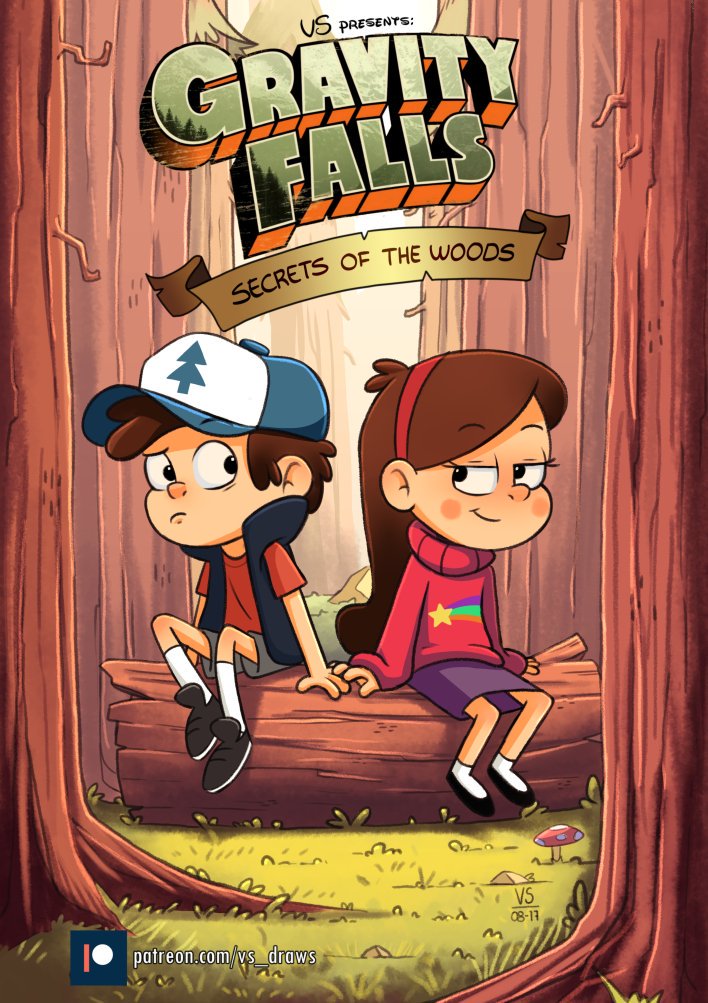 Gravity Falls - Secrets of the Woods page 1 full
