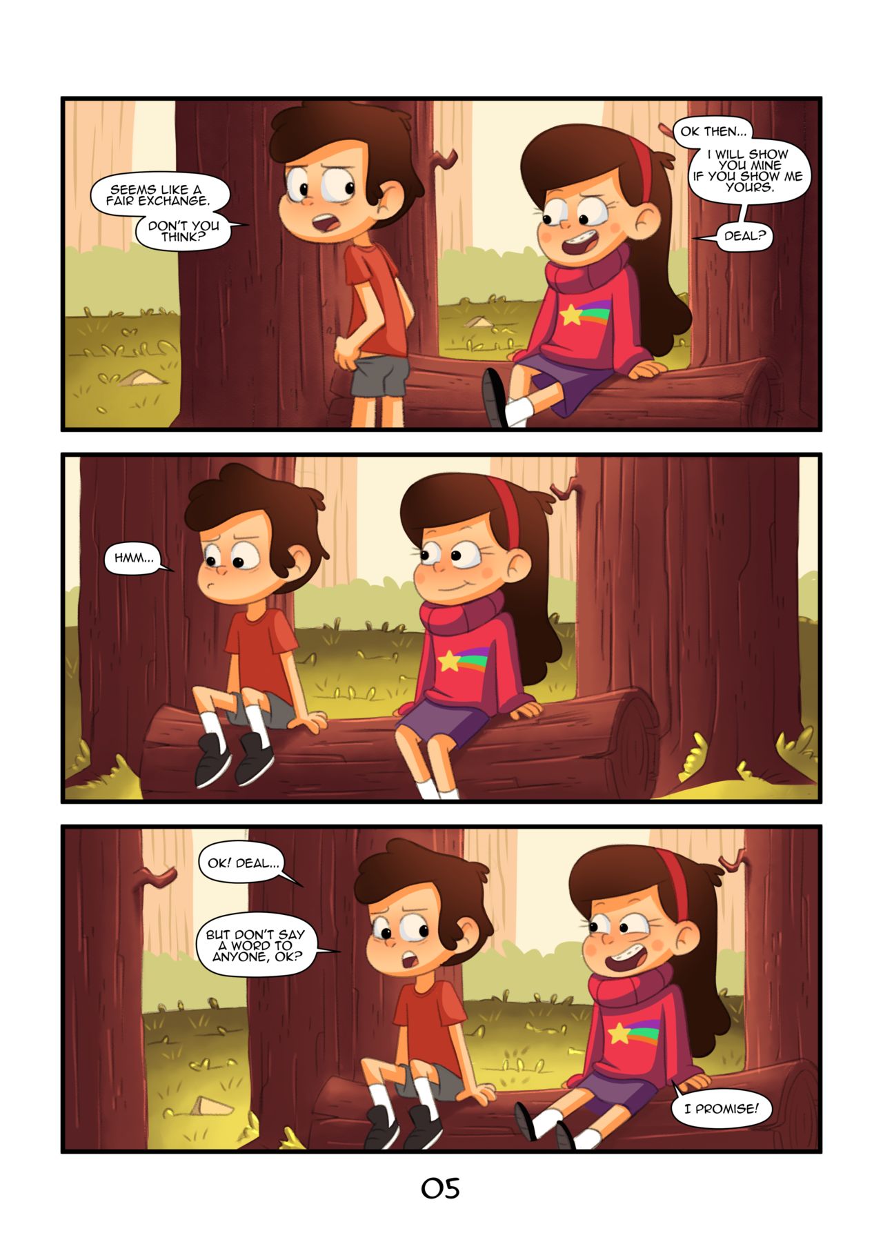 Gravity Falls - Secrets of the Woods page 6 full