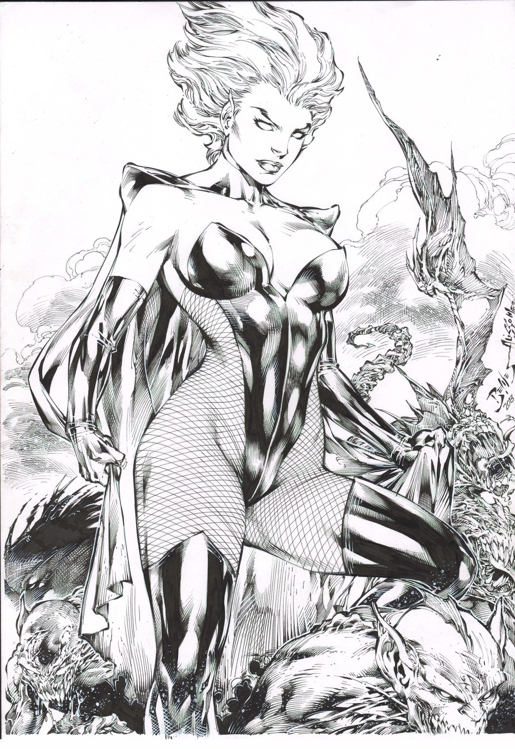 Super Hero Sketches 3 page 3 full