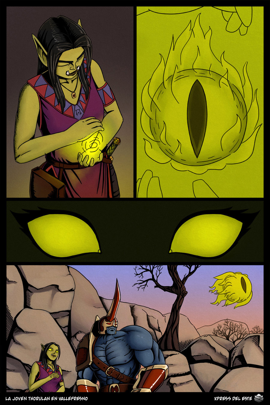 Young Thorulan in Ashenvale | La joven Thorulan en Vallefresno  =Vile= page 10 full