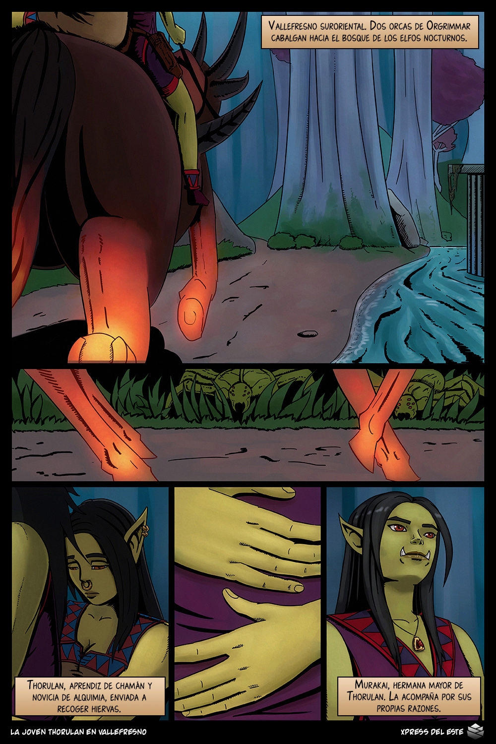 Young Thorulan in Ashenvale | La joven Thorulan en Vallefresno  =Vile= page 3 full
