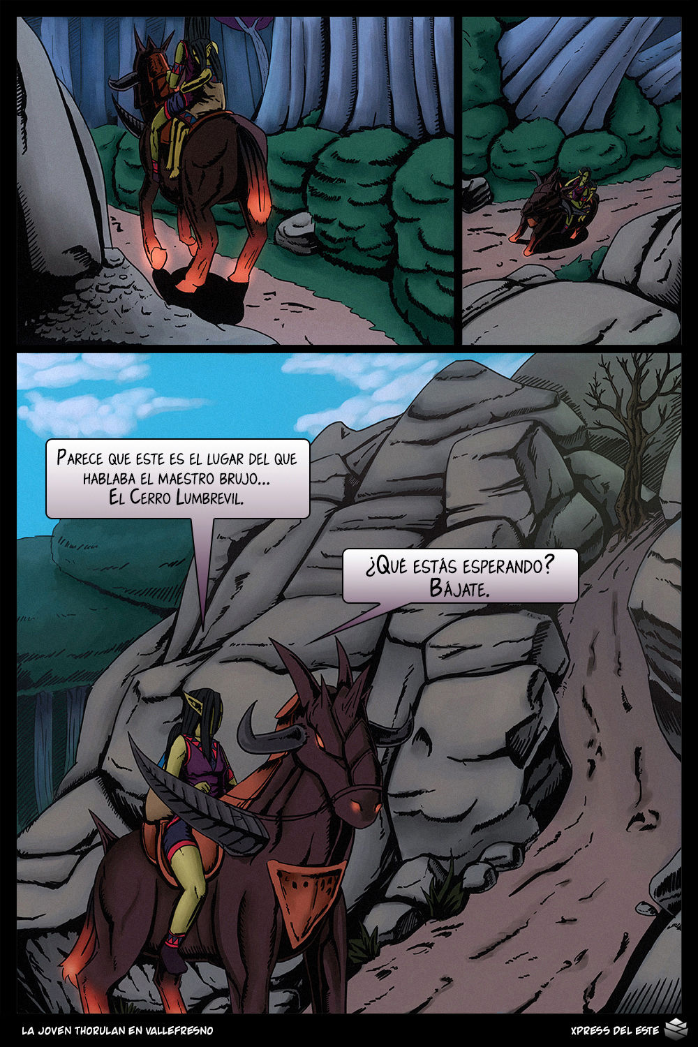 Young Thorulan in Ashenvale | La joven Thorulan en Vallefresno  =Vile= page 4 full