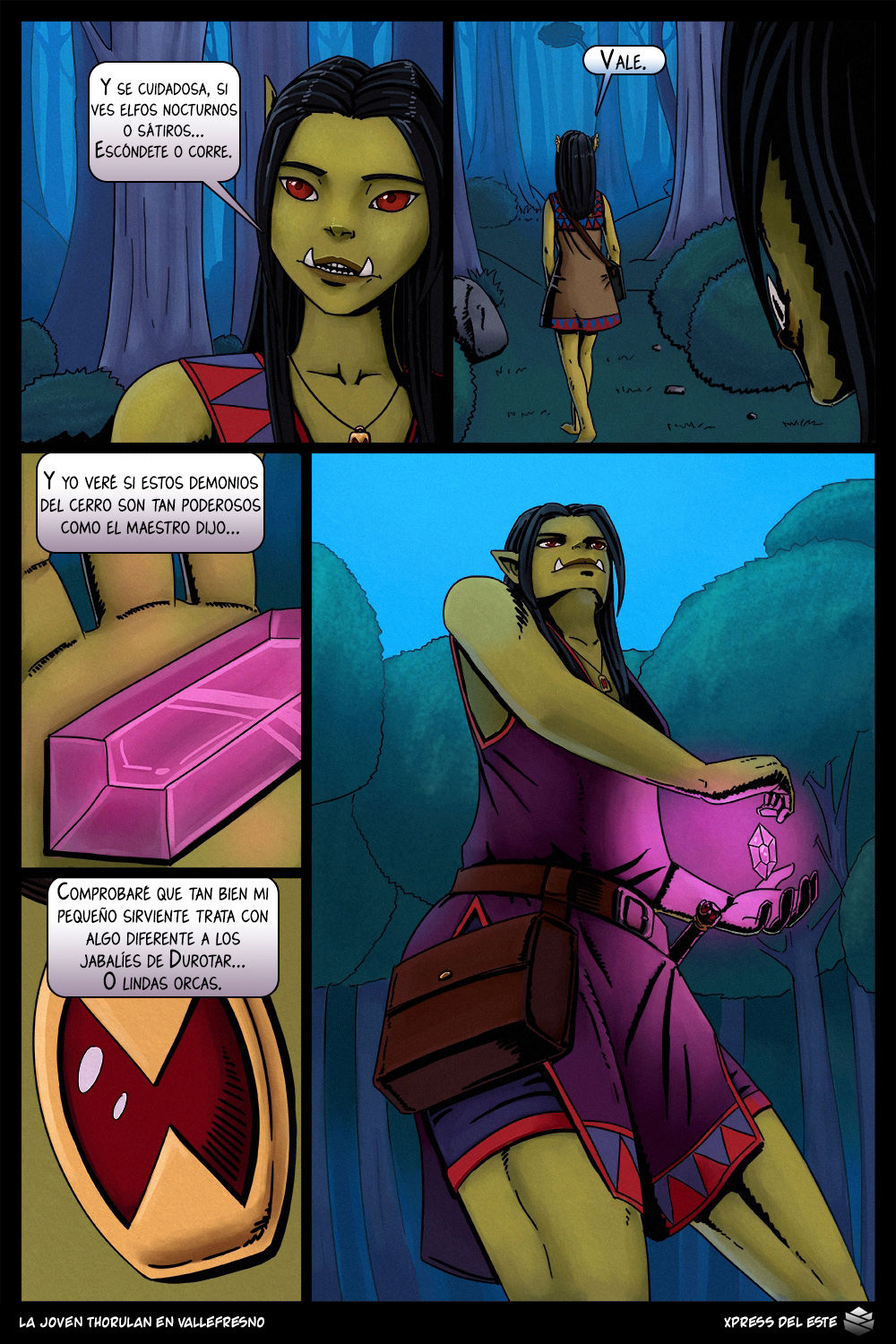 Young Thorulan in Ashenvale | La joven Thorulan en Vallefresno  =Vile= page 7 full