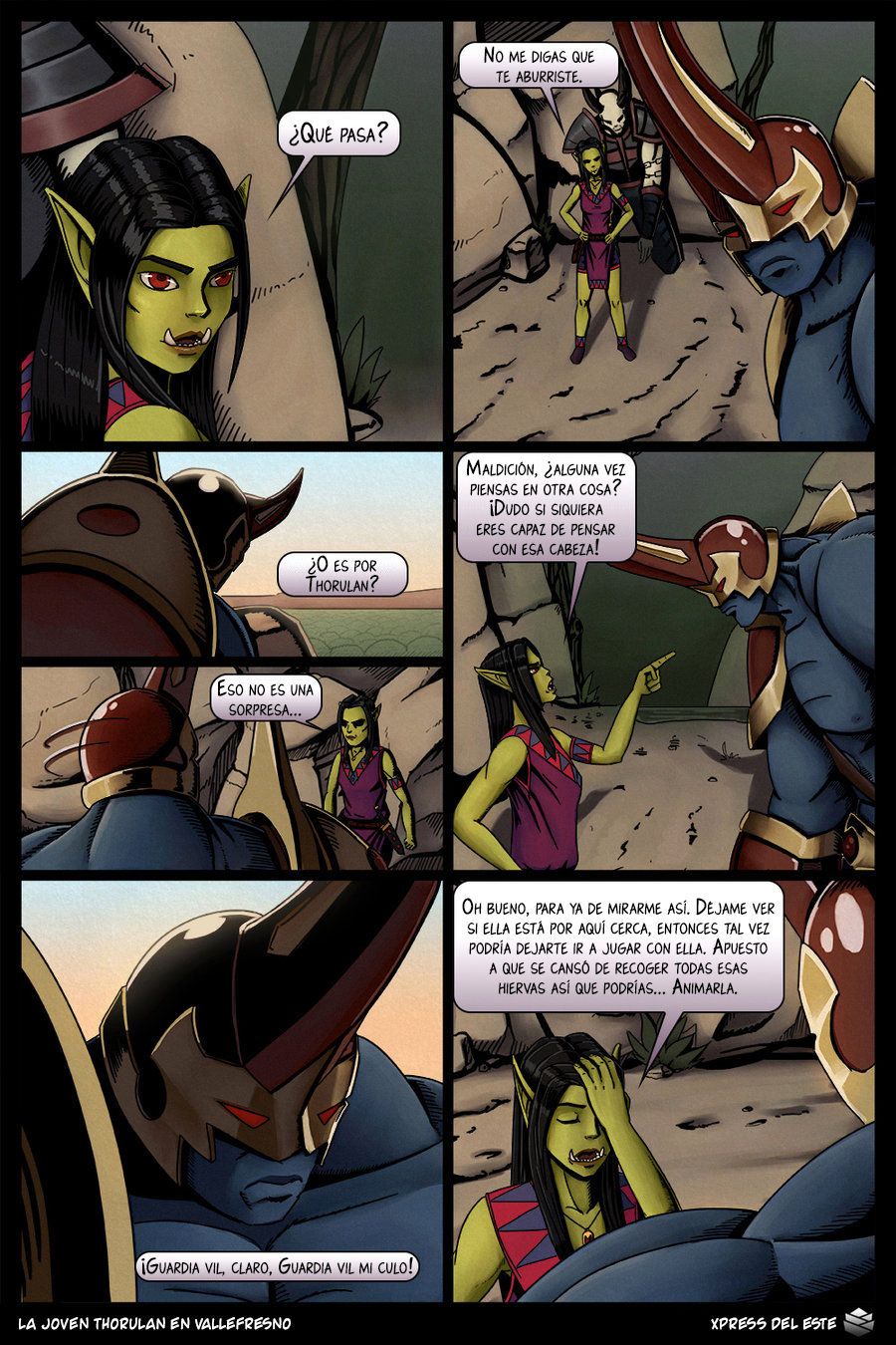 Young Thorulan in Ashenvale | La joven Thorulan en Vallefresno  =Vile= page 9 full