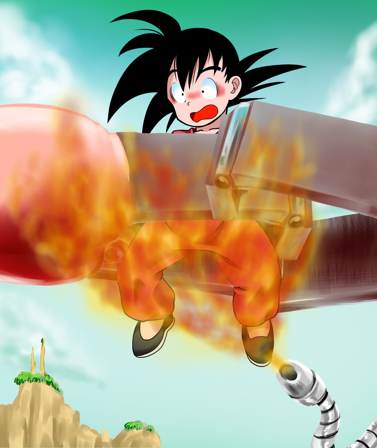 Son Goku VS Pilaf page 4 full