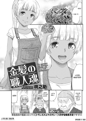 Kinpatsu no Shokunin-damashii cover