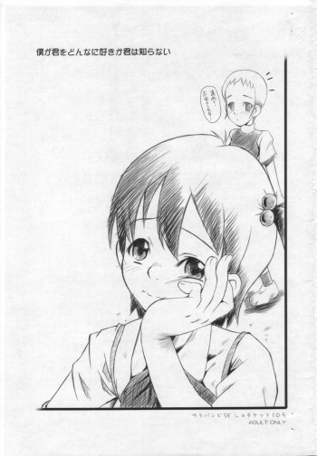 Boku ga Kimi o Donna ni Suki Ka Kimi wa Shiranai Ura Bambi SE Shotaket 10-gou cover