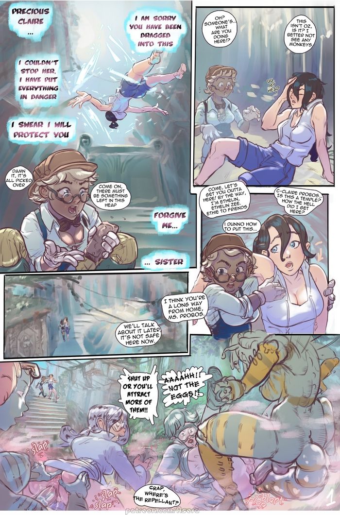 Hentai Wars: Beyond REM - Claire's Out of Body Experience page 1 full