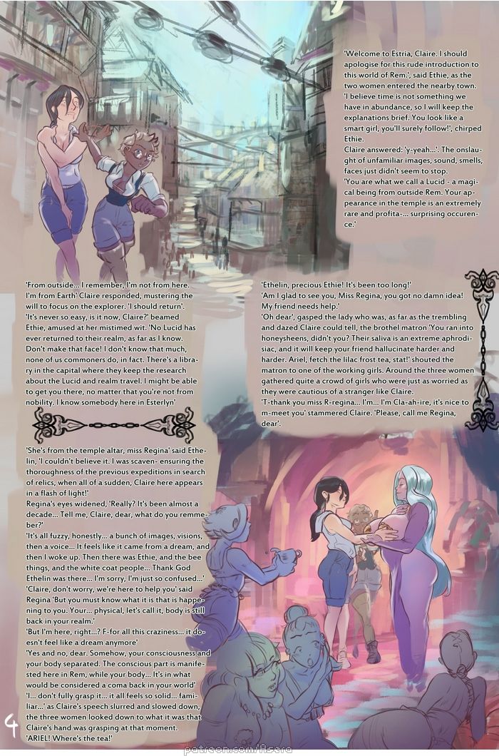 Hentai Wars: Beyond REM - Claire's Out of Body Experience page 4 full