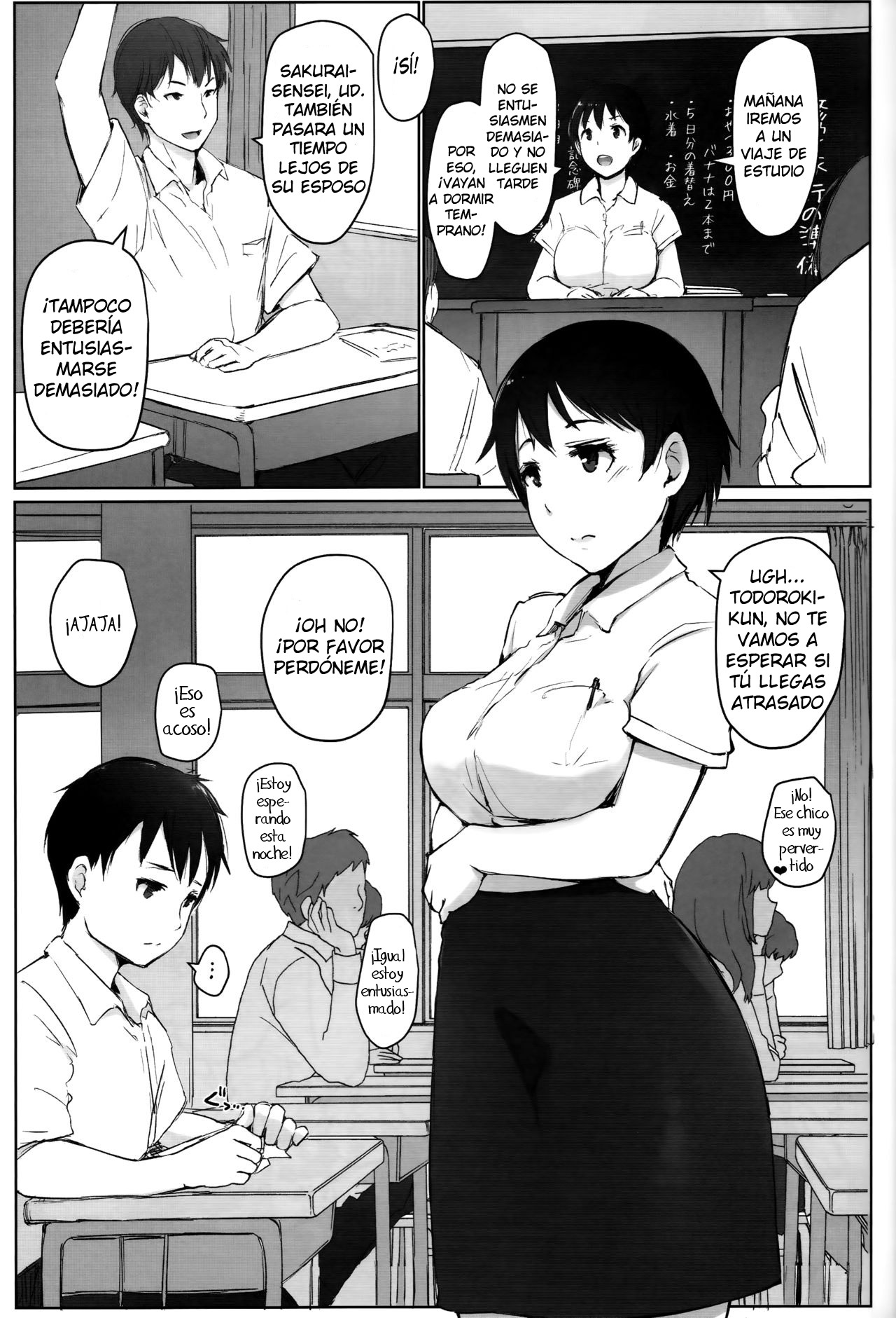 Hitozuma Kyoushi NTR Shuugakuryokou | Una Profesora Casada en el Viaje de Estudio NTR page 2 full