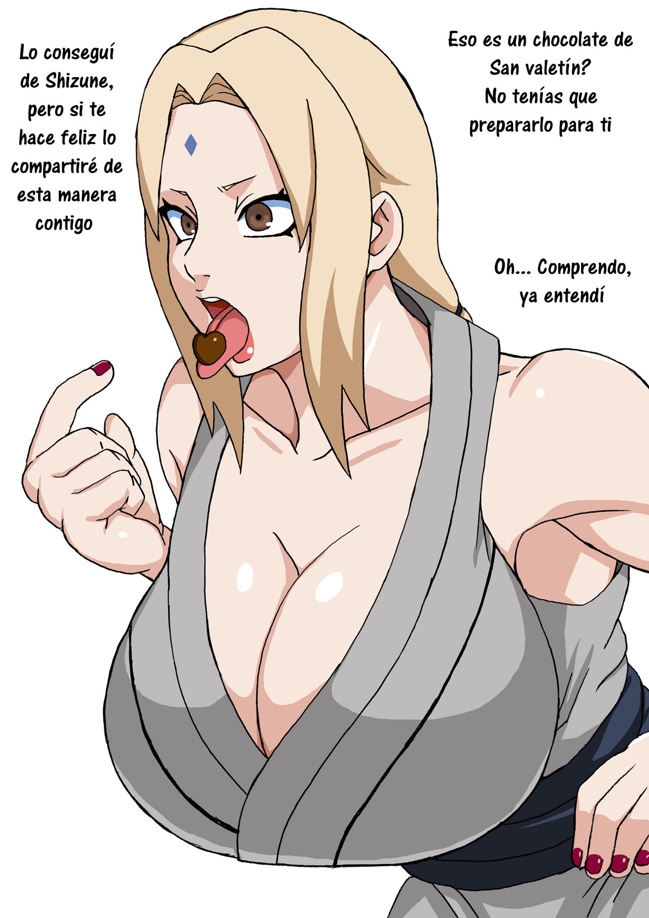 Tsunade x Naruto Valentin day page 1 full