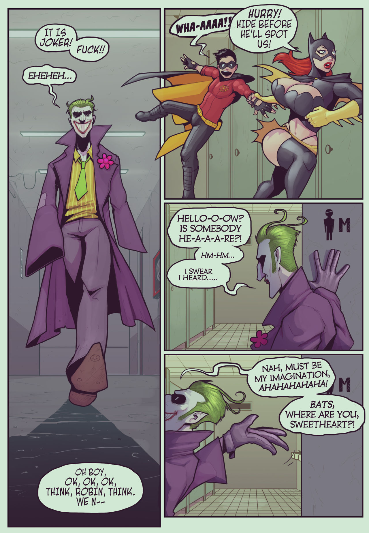 Ruined Gotham: Batgirl Loves Robin page 4 full