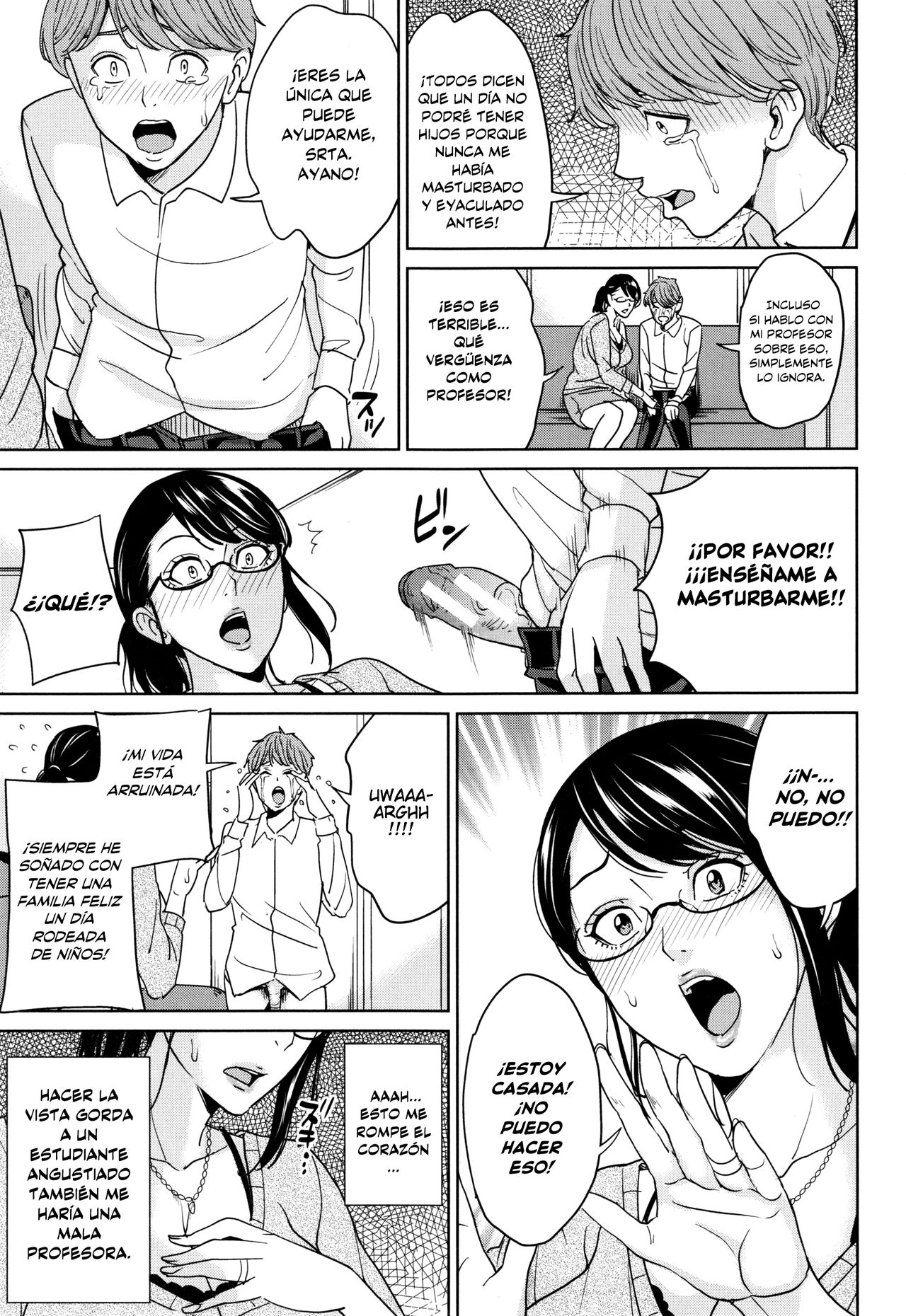 Hitozuma Onna Kyoushi no DT Sotsugyoushiki <Zenpen> | Ceremonia de graduación del virgen con la maestra casada <Parte 1> page 7 full