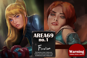 Area69 no.1 - Samus, Triss cover