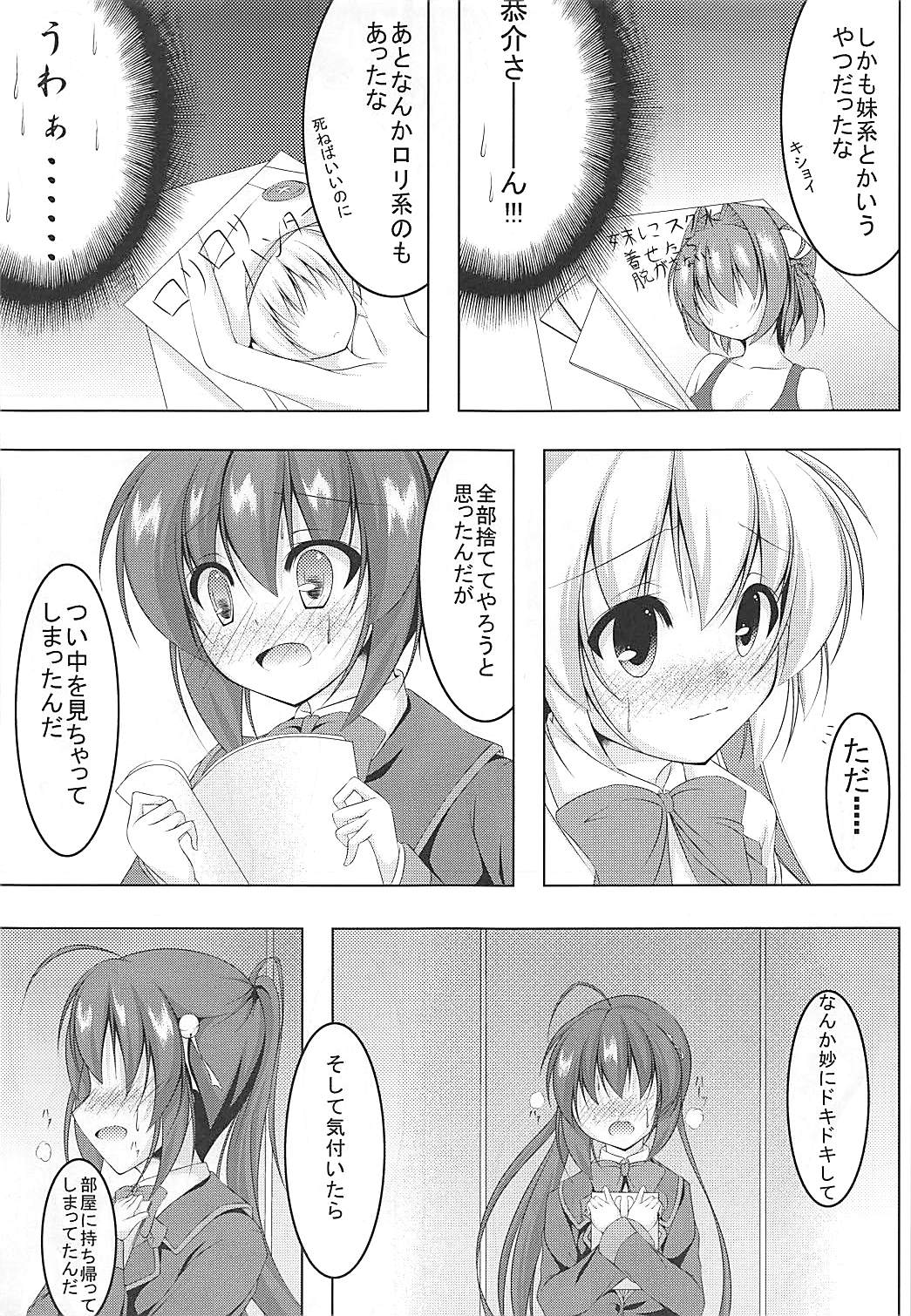 Hatsujouki no Rin-chan wa Setsunakute Komari-chan o Omou to Sugu XX Shichau no! page 4 full
