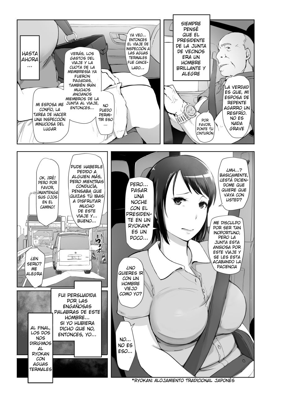 Hitozuma to NTR Shitami Ryokou | La Mujer Casada y el Viaje de Inspección NTR page 4 full