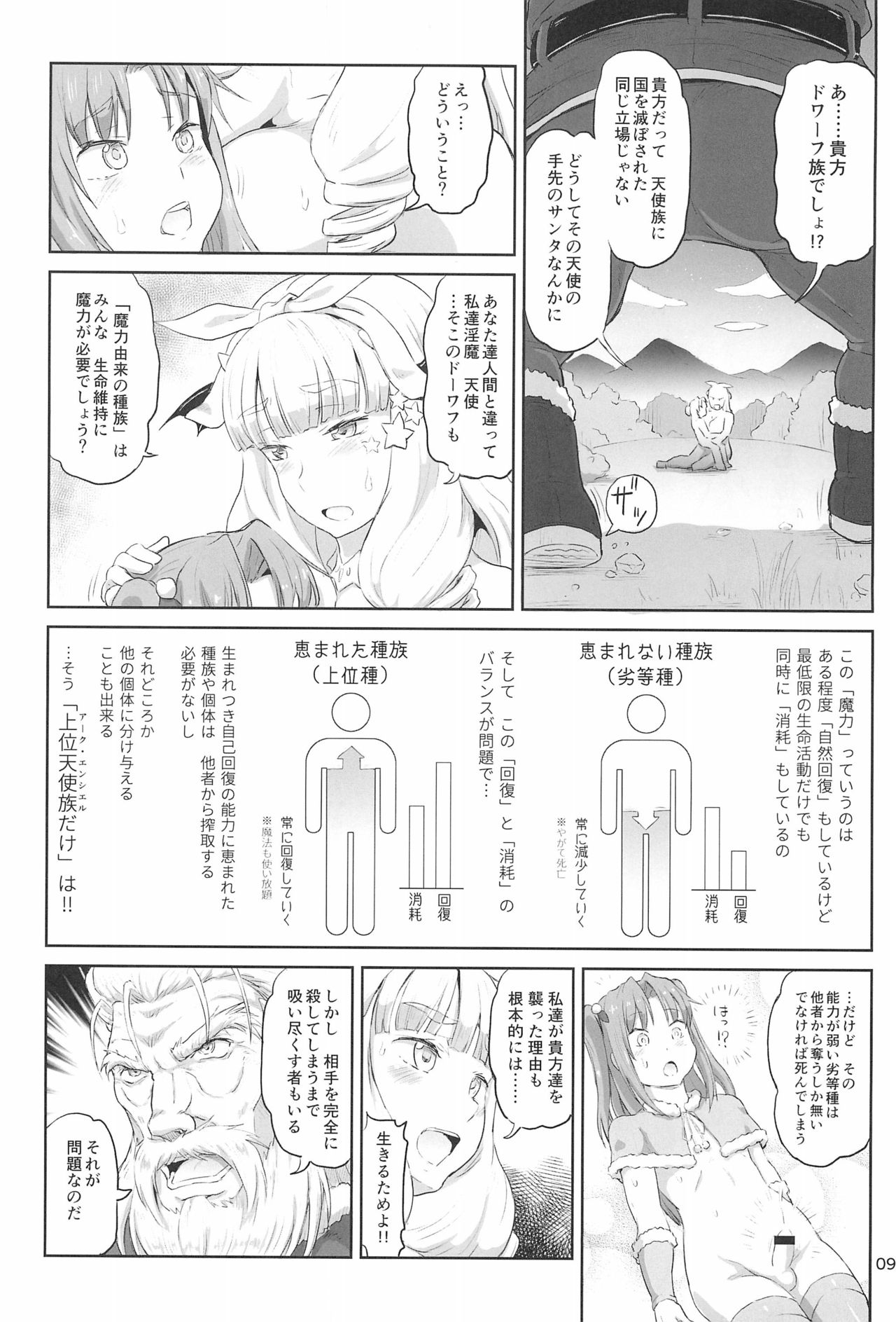 Futanari Santa-chan Final! page 9 full