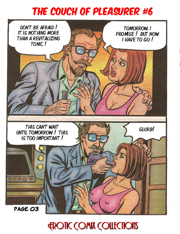 COUCH OF PLEASURE #6  DR. PETERMAN'S FORMULA "K" - ENGLISH TRANSLATION page 5 full