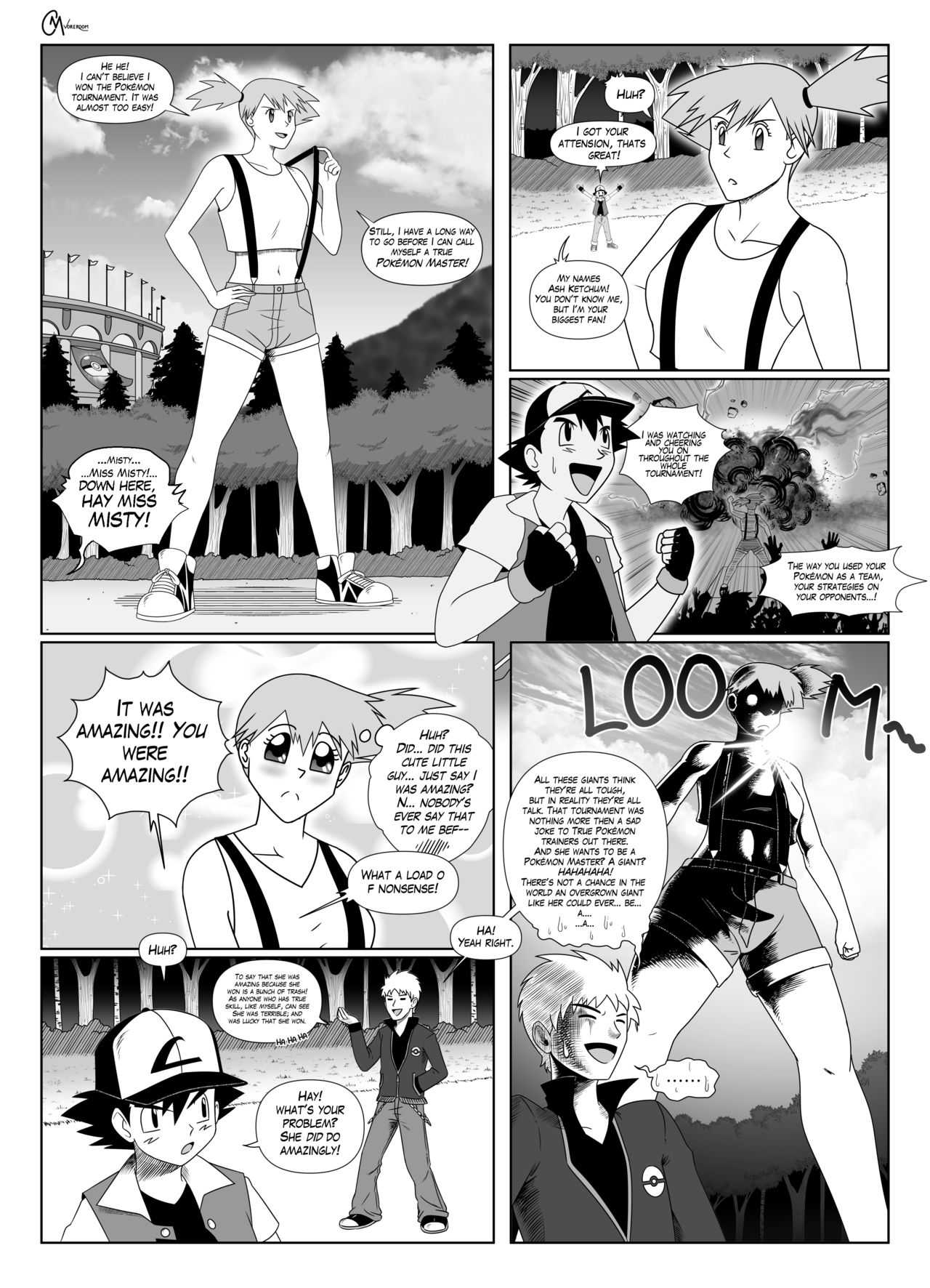 Giant Misty &amp; Tiny Ash 1 &amp; 2 page 1 full