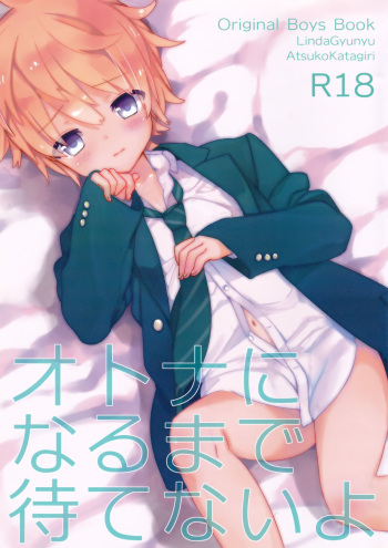 Otona ni narumade Matenaiyo cover