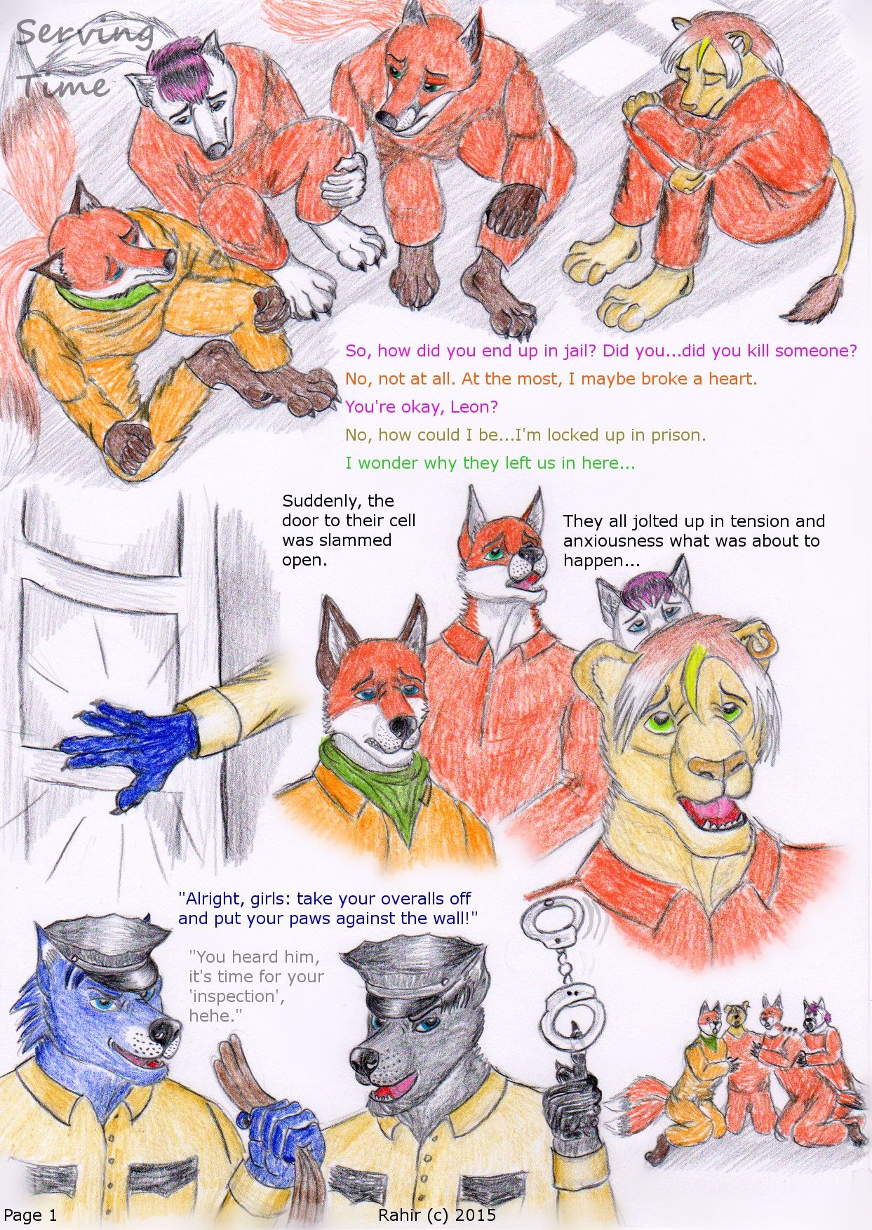 Serving Time page 1 full
