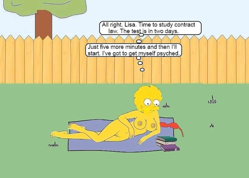 Study Time for Lisa Simpson page 5 full
