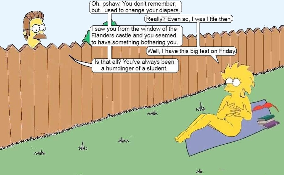 Study Time for Lisa Simpson page 8 full