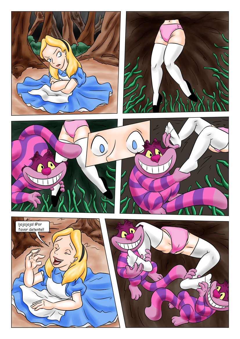 Alice in tickleland Spanish page 1 full