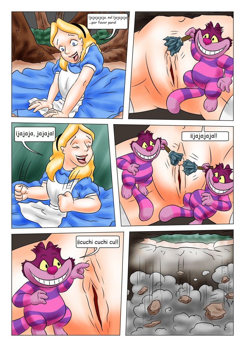 Alice in tickleland Spanish page 3 full