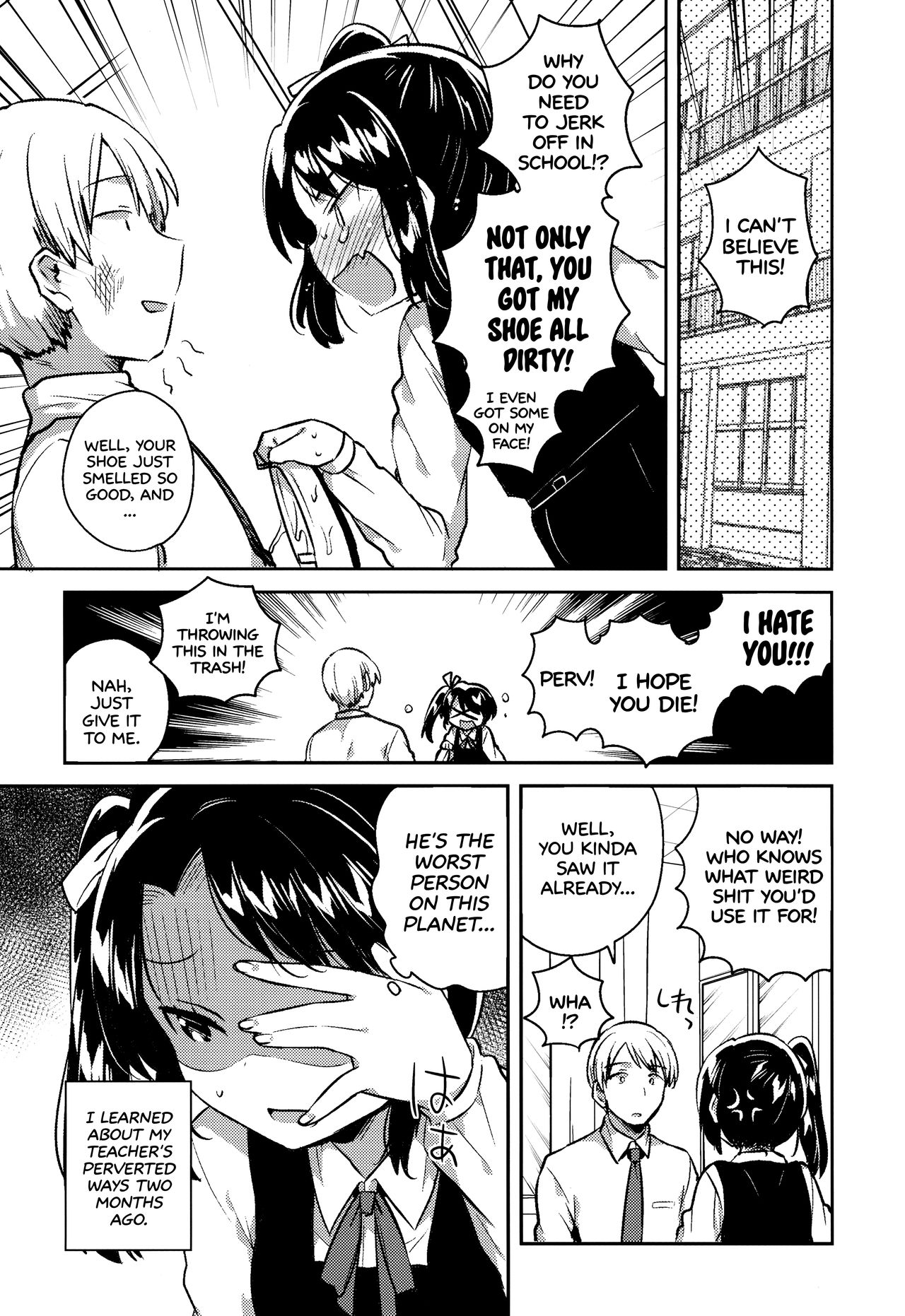 Sensei wa Lolicon de Saitei Hentai no Gomikuzu  + Omake | My Teacher is a Perverted Pedophile Shithead and I Hate Him  + Bonus Story page 5 full